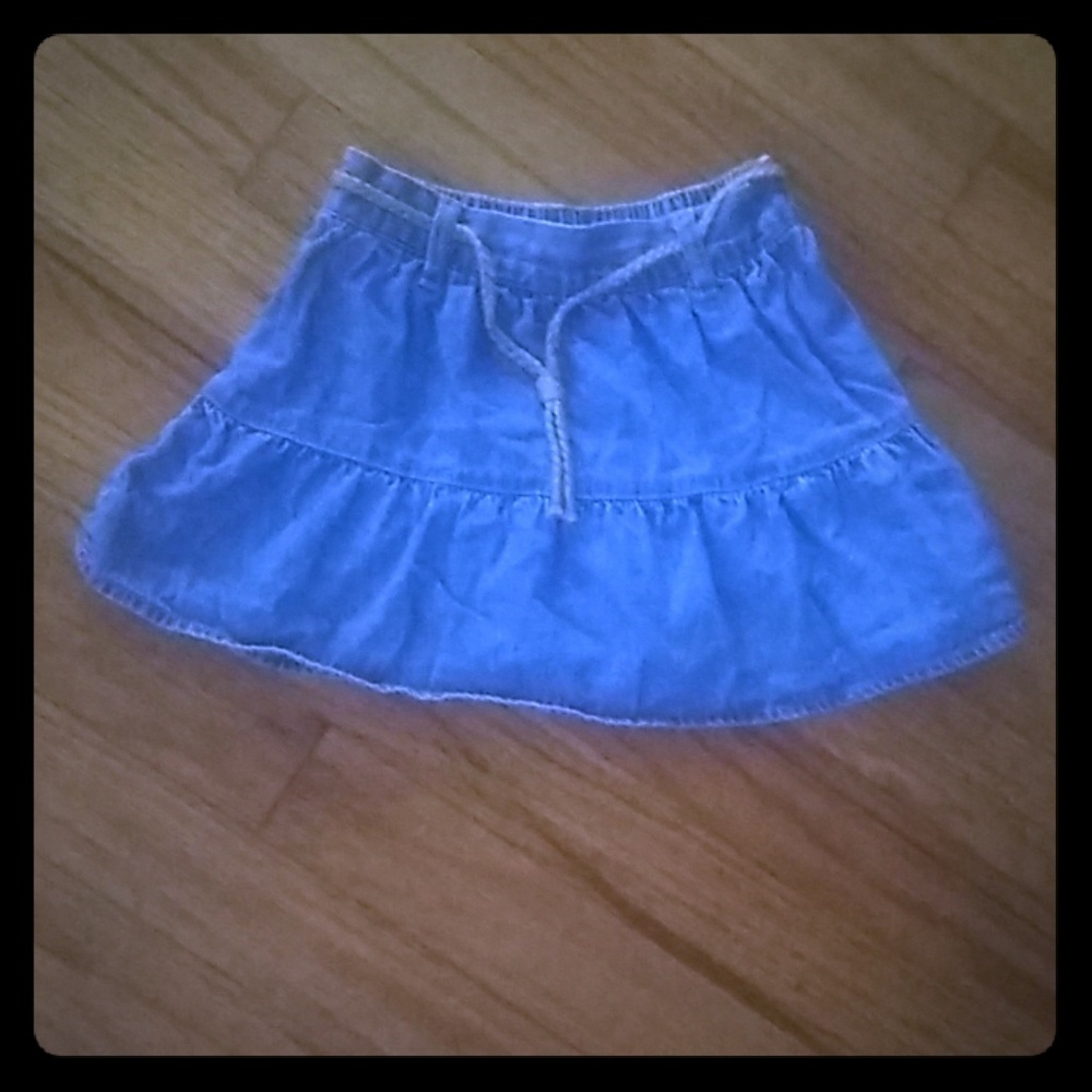 Girls blue jean skirt